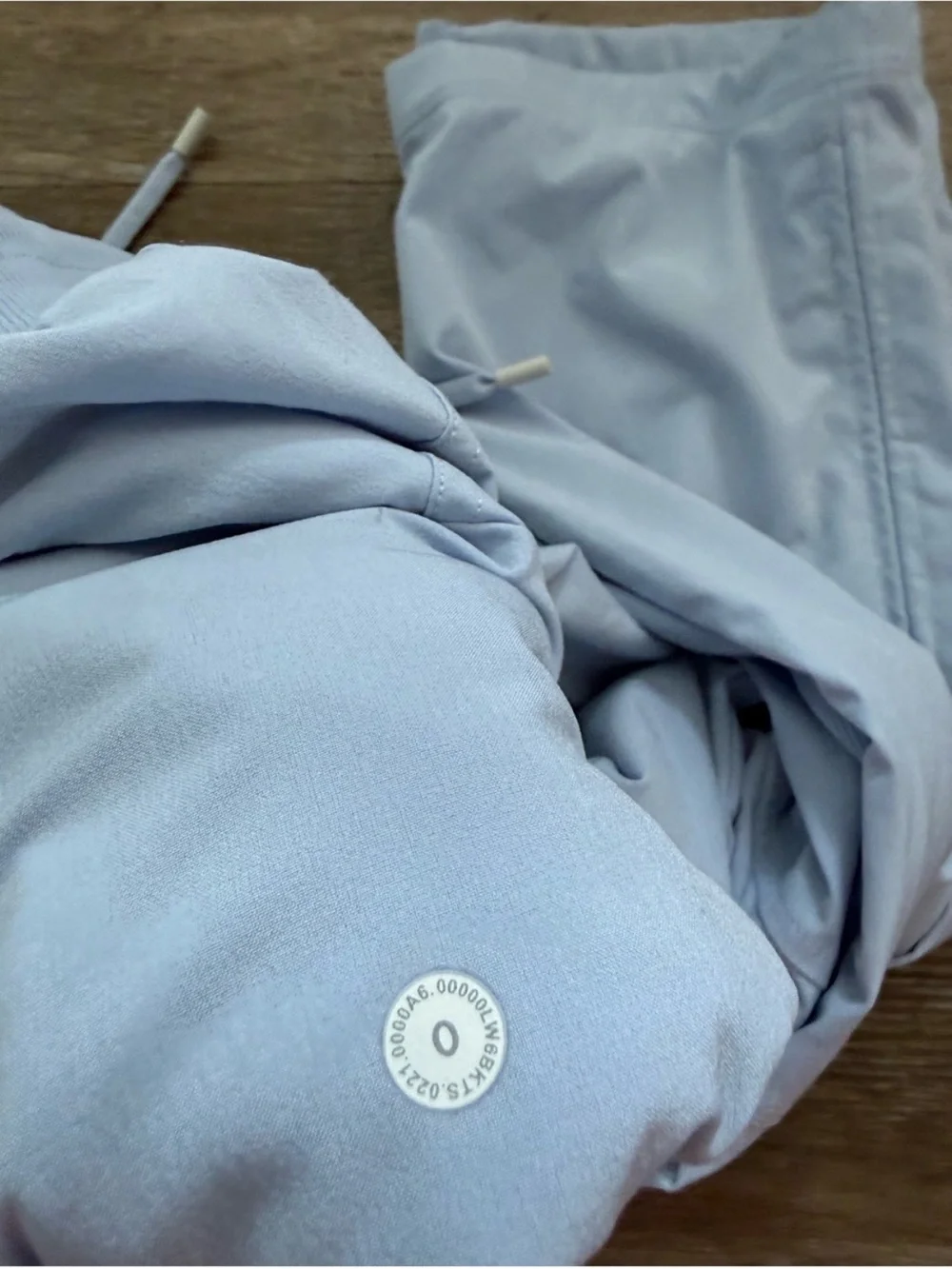 Lululemon Beyond the Studio Crop Blue Linen